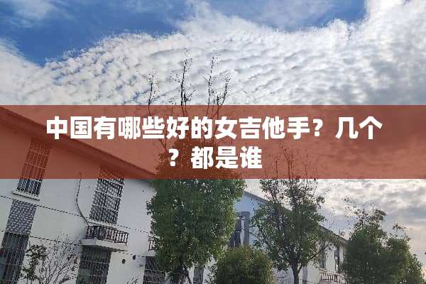 中国有哪些好的女吉他手？几个？都是谁