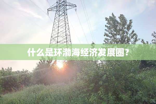 什么是环渤海经济发展圈？