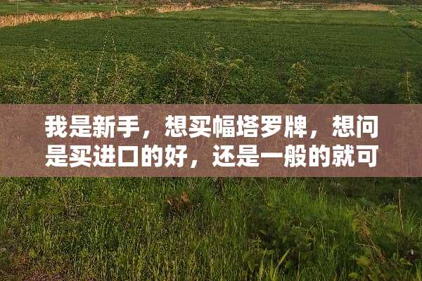 我是新手，想买幅塔罗牌，想问是买进口的好，还是一般的就可以了？