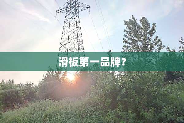 滑板第一品牌？