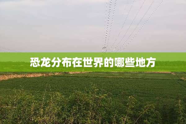 恐龙分布在世界的哪些地方