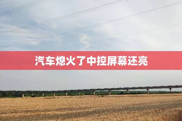 汽车熄火了中控屏幕还亮