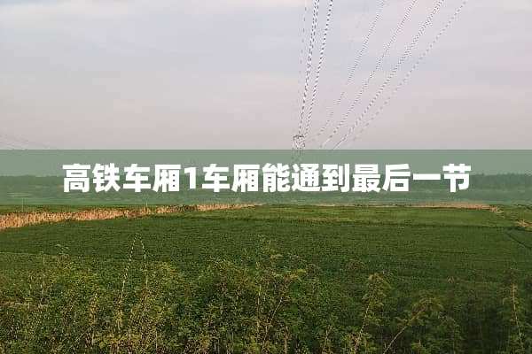 高铁车厢1车厢能通到最后一节