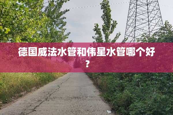 德国威法水管和伟星水管哪个好？