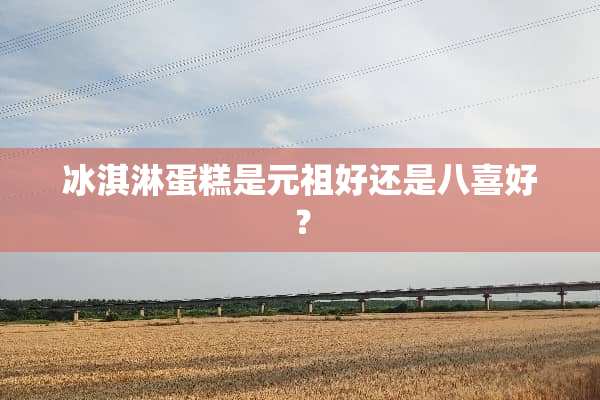冰淇淋蛋糕是元祖好还是八喜好？