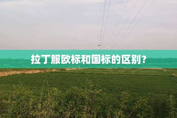 拉丁服欧标和国标的区别？