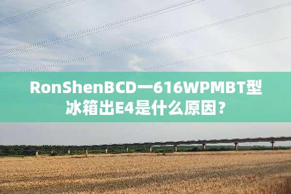 RonShenBCD一616WPMBT型冰箱出E4是什么原因？