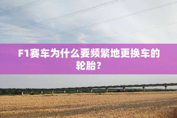 F1赛车为什么要频繁地更换车的轮胎？