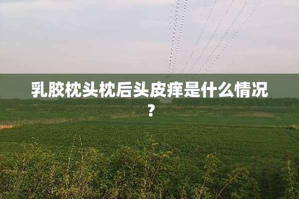 乳胶枕头枕后头皮痒是什么情况？