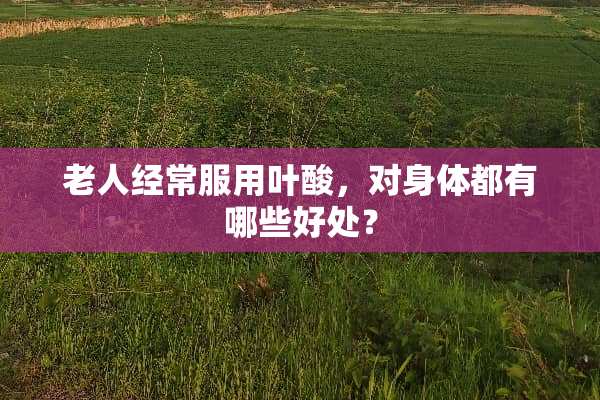 老人经常服用叶酸，对身体都有哪些好处？