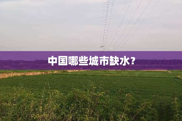 中国哪些城市缺水？