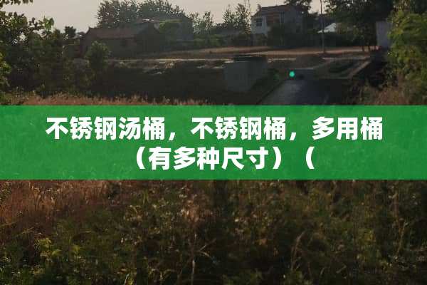不锈钢汤桶，不锈钢桶，多用桶（有多种尺寸）（
