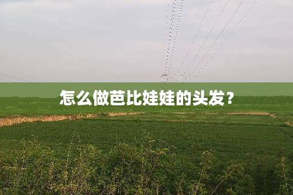 怎么做芭比娃娃的头发？