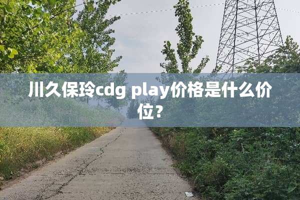 川久保玲cdg play价格是什么价位？