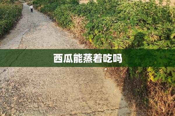 西瓜能蒸着吃吗