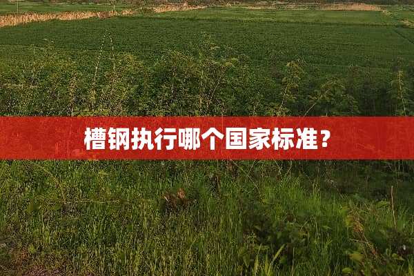 槽钢执行哪个国家标准？