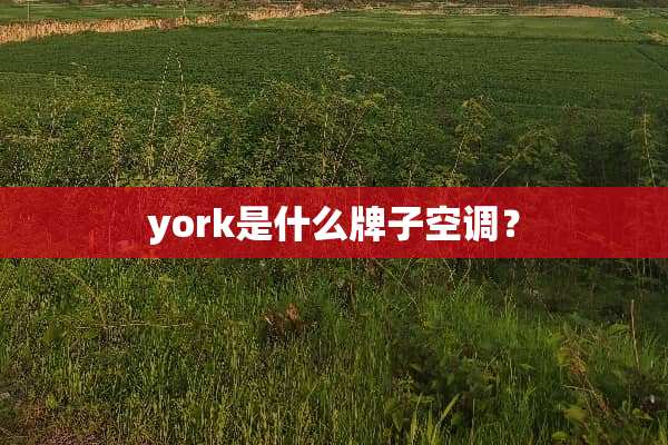 york是什么牌子空调？