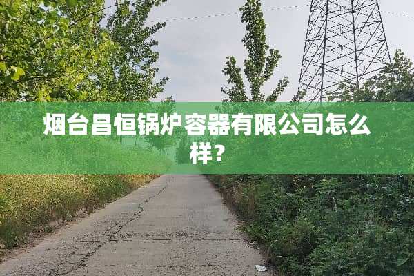 烟台昌恒锅炉容器有限公司怎么样？