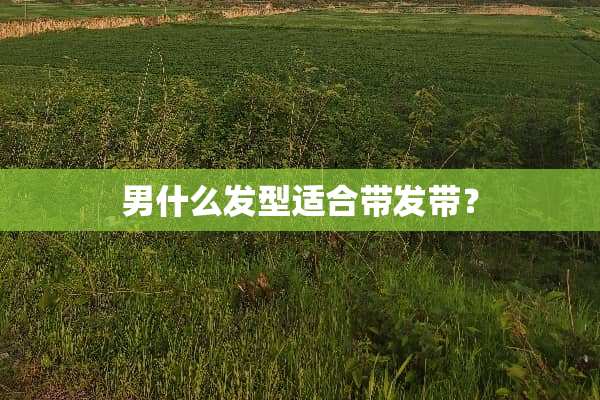 男什么发型适合带发带？