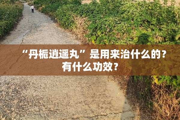 “丹栀逍遥丸”是用来治什么的？有什么功效？
