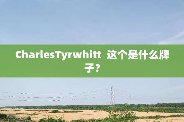 CharlesTyrwhitt  这个是什么牌子？