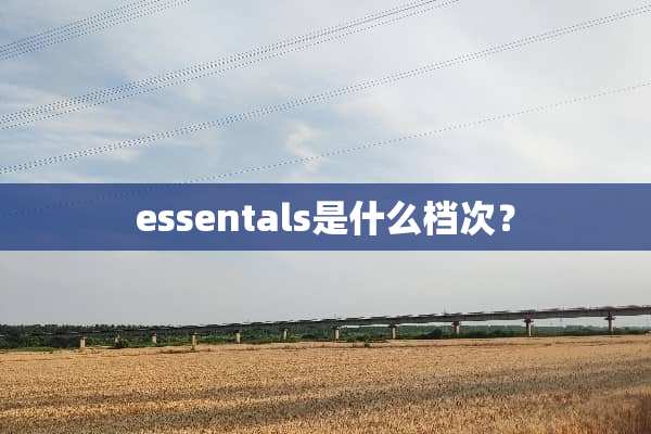 essentals是什么档次？