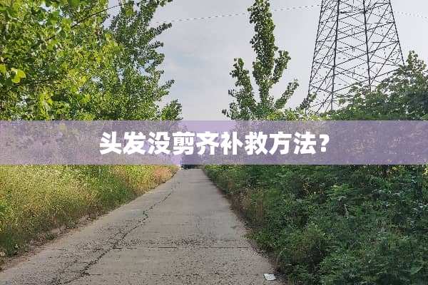 头发没剪齐补救方法？