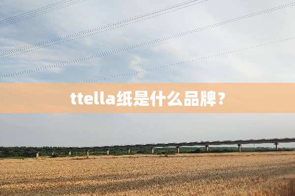 ttella纸是什么品牌？