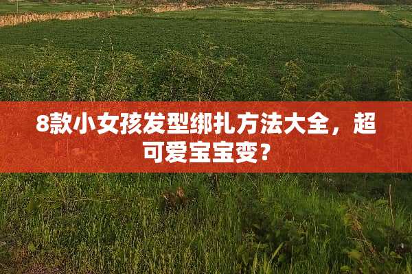 8款小女孩发型绑扎方法大全，超可爱宝宝变？