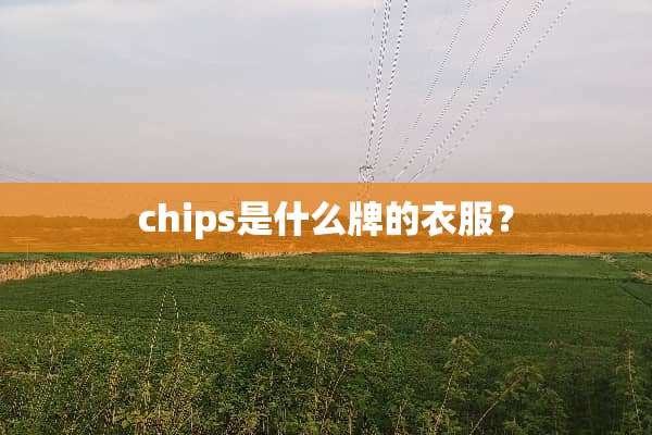 chips是什么牌的衣服？