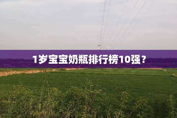 1岁宝宝奶瓶排行榜10强？