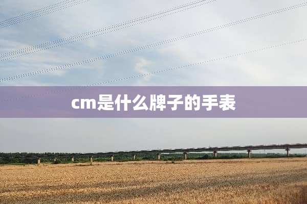cm是什么牌子的手表
