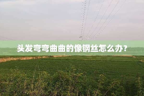 头发弯弯曲曲的像钢丝怎么办？