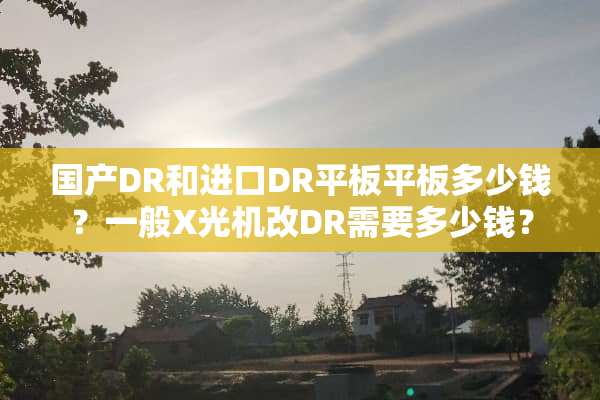 国产DR和进口DR平板平板多少钱？一般X光机改DR需要多少钱？