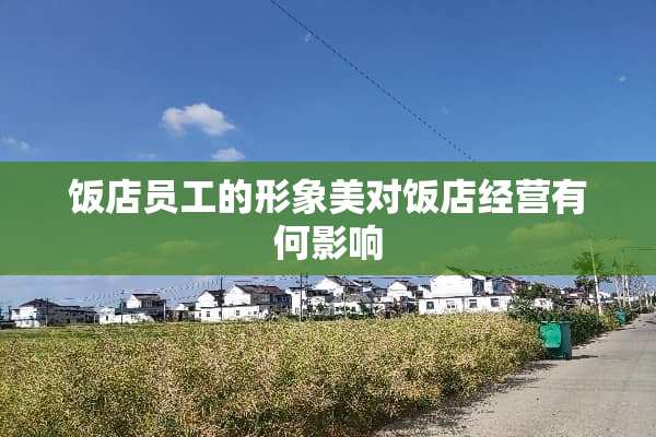 饭店员工的形象美对饭店经营有何影响
