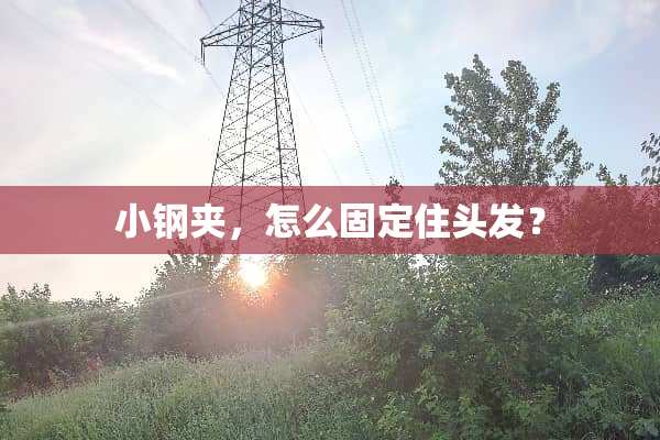 小钢夹，怎么固定住头发？