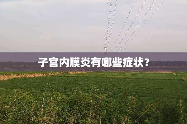 子宫内膜炎有哪些症状？