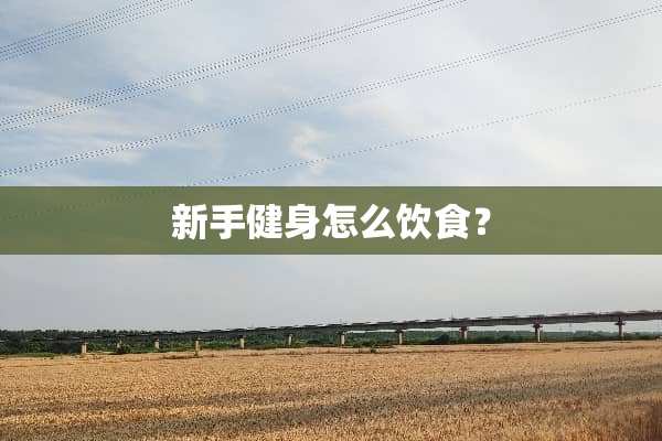 新手健身怎么饮食？