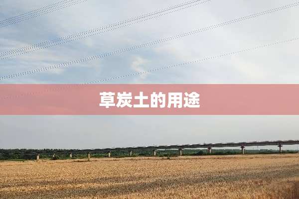 草炭土的用途