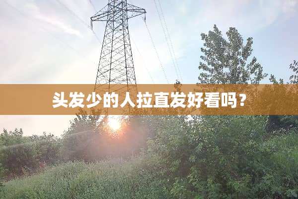 头发少的人拉直发好看吗？