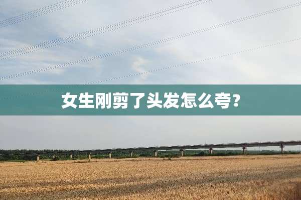 女生刚剪了头发怎么夸？