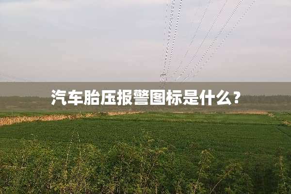 汽车胎压报警图标是什么？