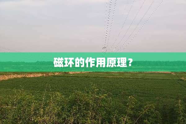 磁环的作用原理？