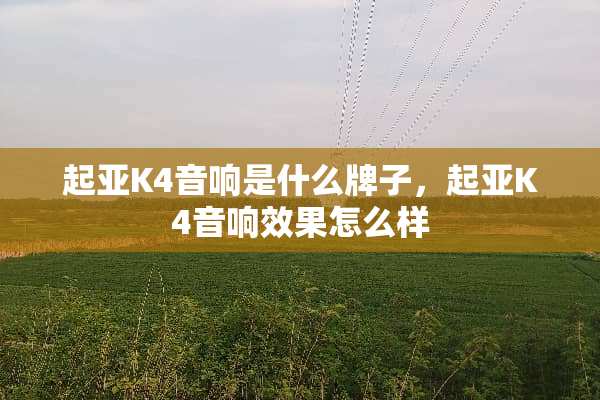 起亚K4音响是什么牌子，起亚K4音响效果怎么样