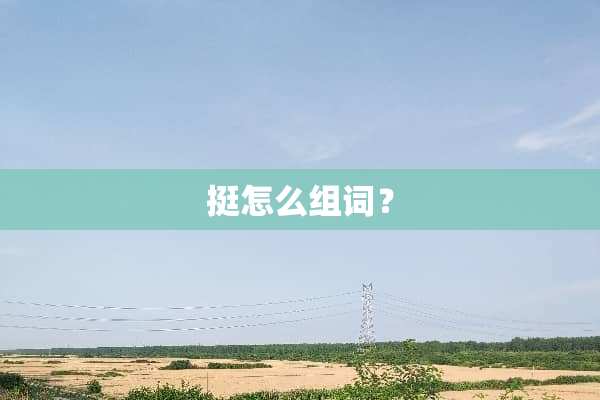 挺怎么组词？