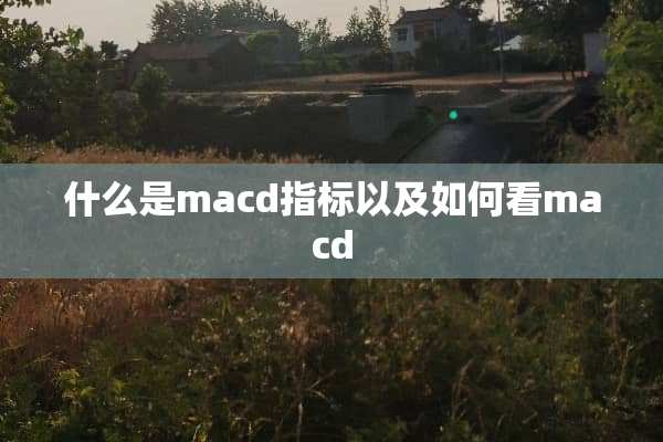 什么是macd指标以及如何看macd