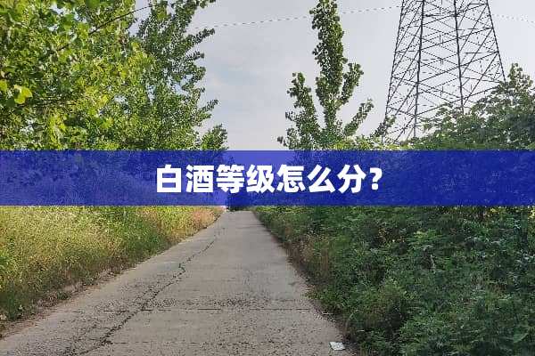 白酒等级怎么分？