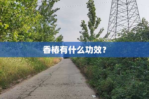 香椿有什么功效？