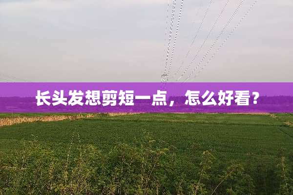 长头发想剪短一点，怎么好看？