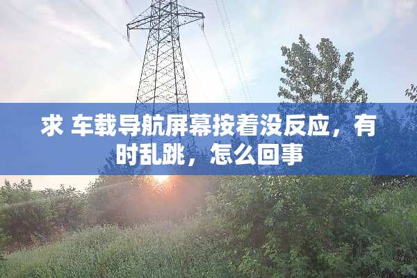 求 车载导航屏幕按着没反应，有时乱跳，怎么回事